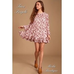 Free People these dreams pleated mini dress